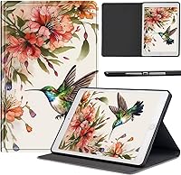 Vista 10 de Funda para Samsung Galaxy Tab S10 Lite / S10 FE / S9 FE 10.9 pulgadas, delgada de piel sintética con soporte de múltiples ángulos y función