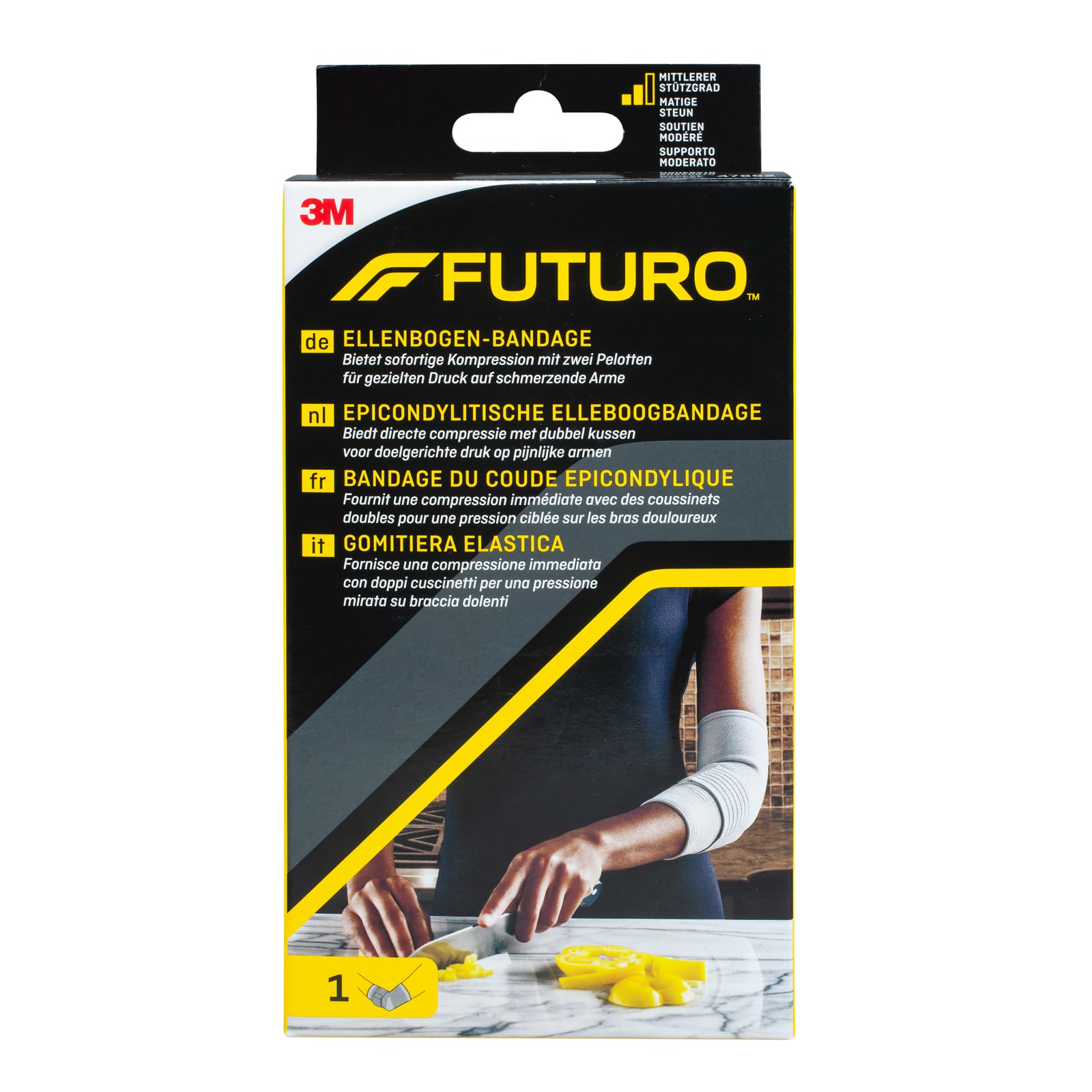 FUTURO Coudière anti-épicondylite Coloris Chair -Ambidextre (Taille S)