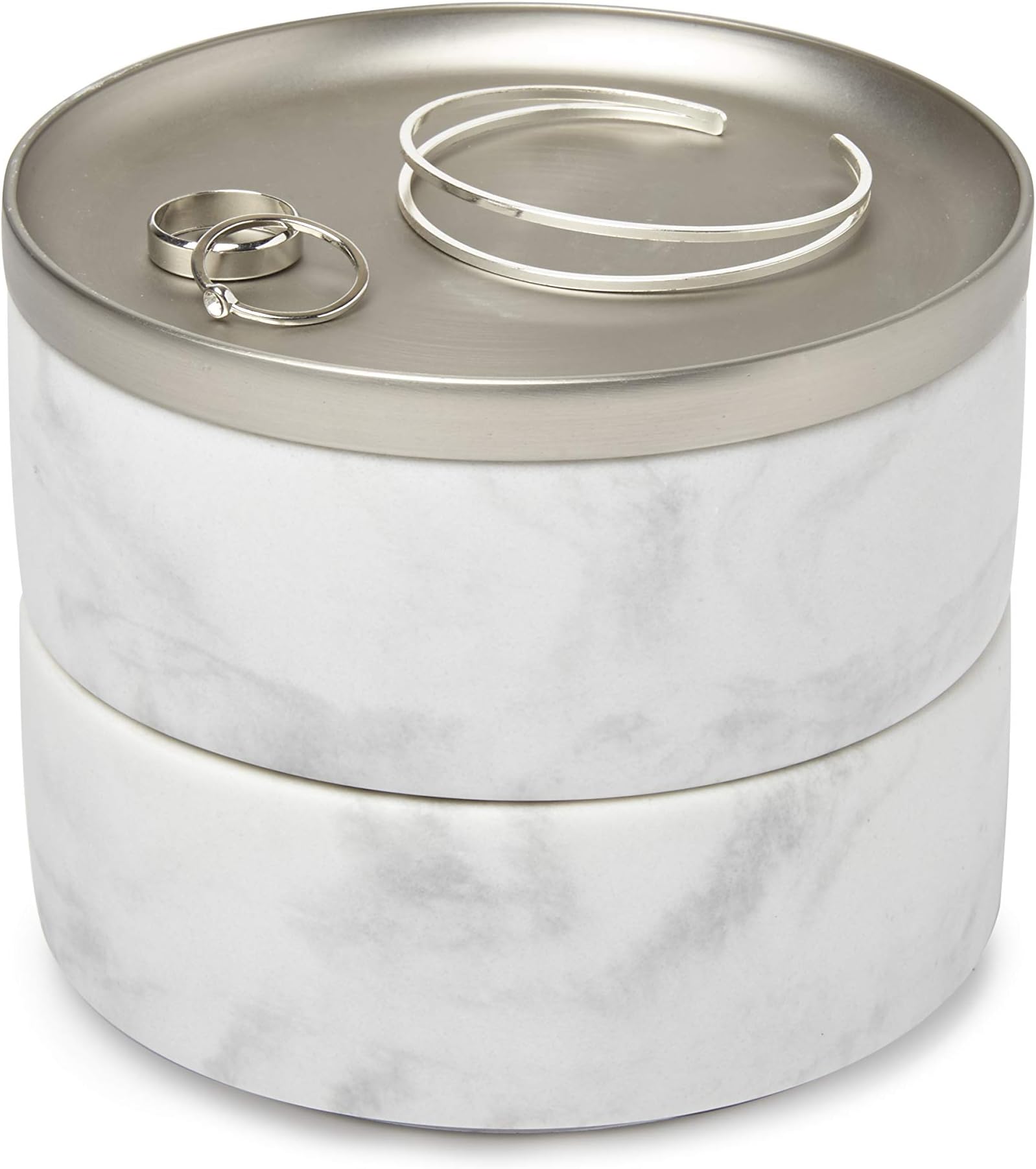 Boîte à Bijoux Élégante En Marbre - Pour Ranger Vos Trésors