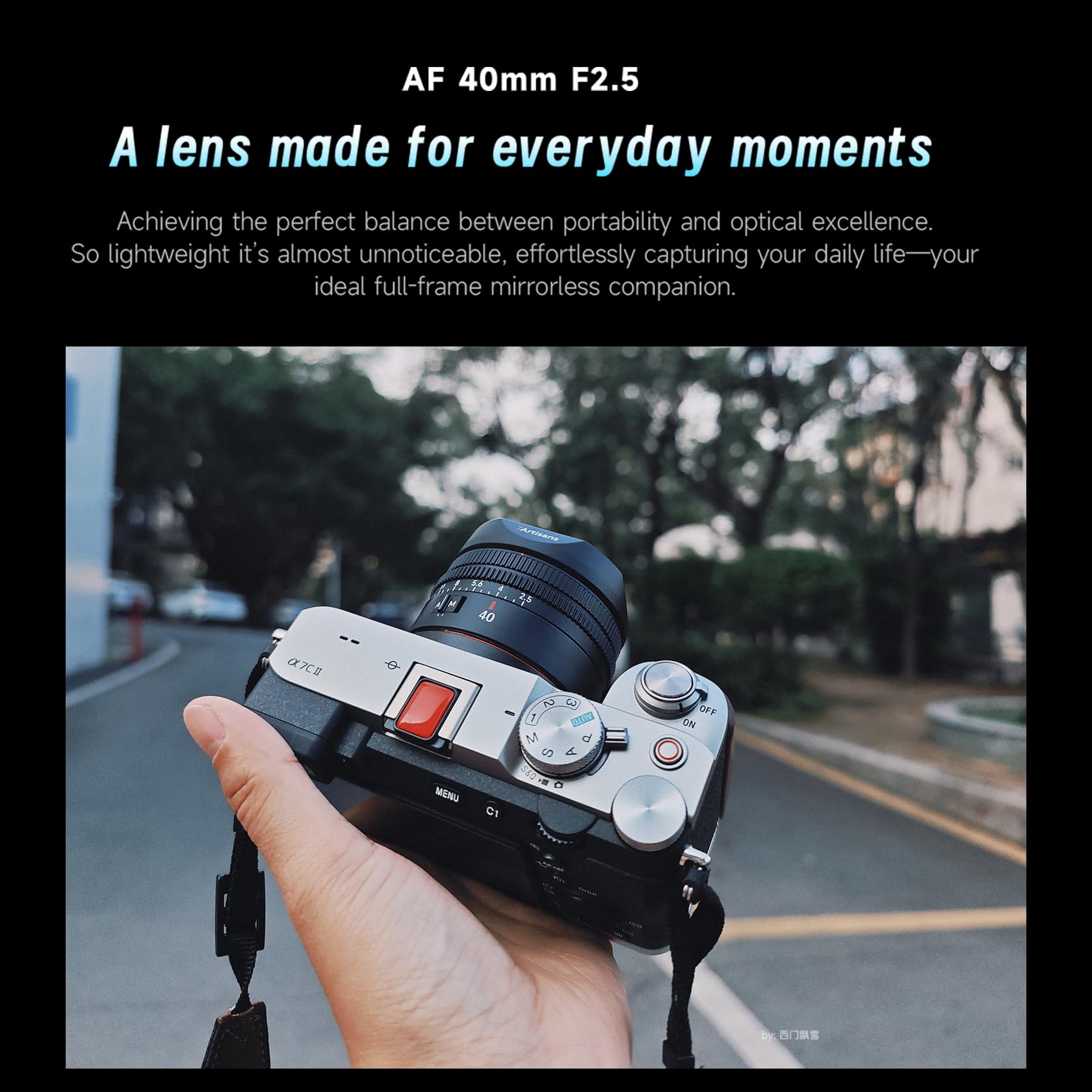Amazon.co.jp: 7artisans 40mm F2.5 オートフォーカスレンズ