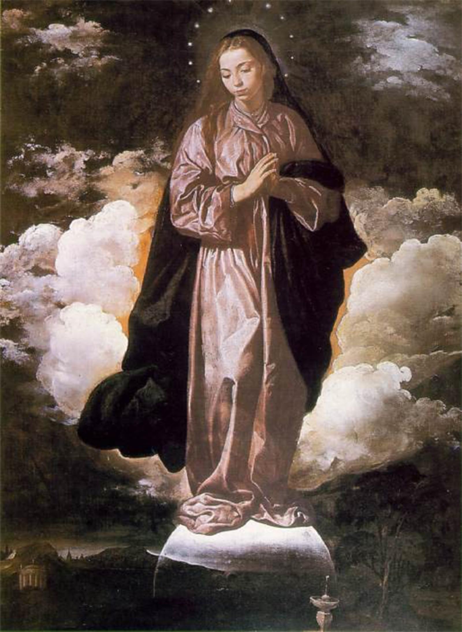POSTERIIk Vintage Print Pop Art Landscape Artwork the Immaculate Conception by Diego Rodriguez De Silva Velazquez Art Prints for Office Home Decor 60x90cm