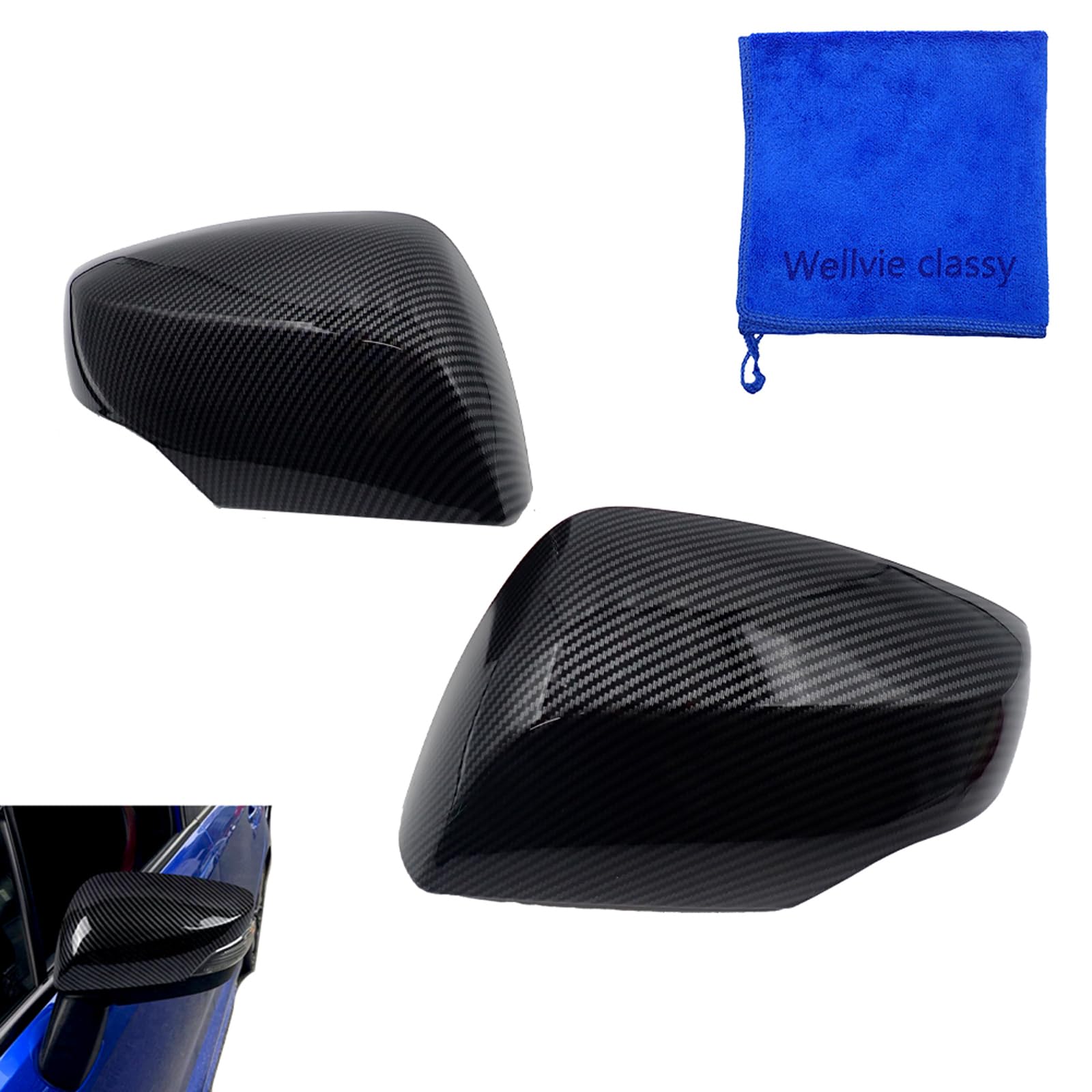 (もっち様向け)STIミラーカバー Amazon | Wellvie classy ドアミラー カバー 左右セット サイド ミラー