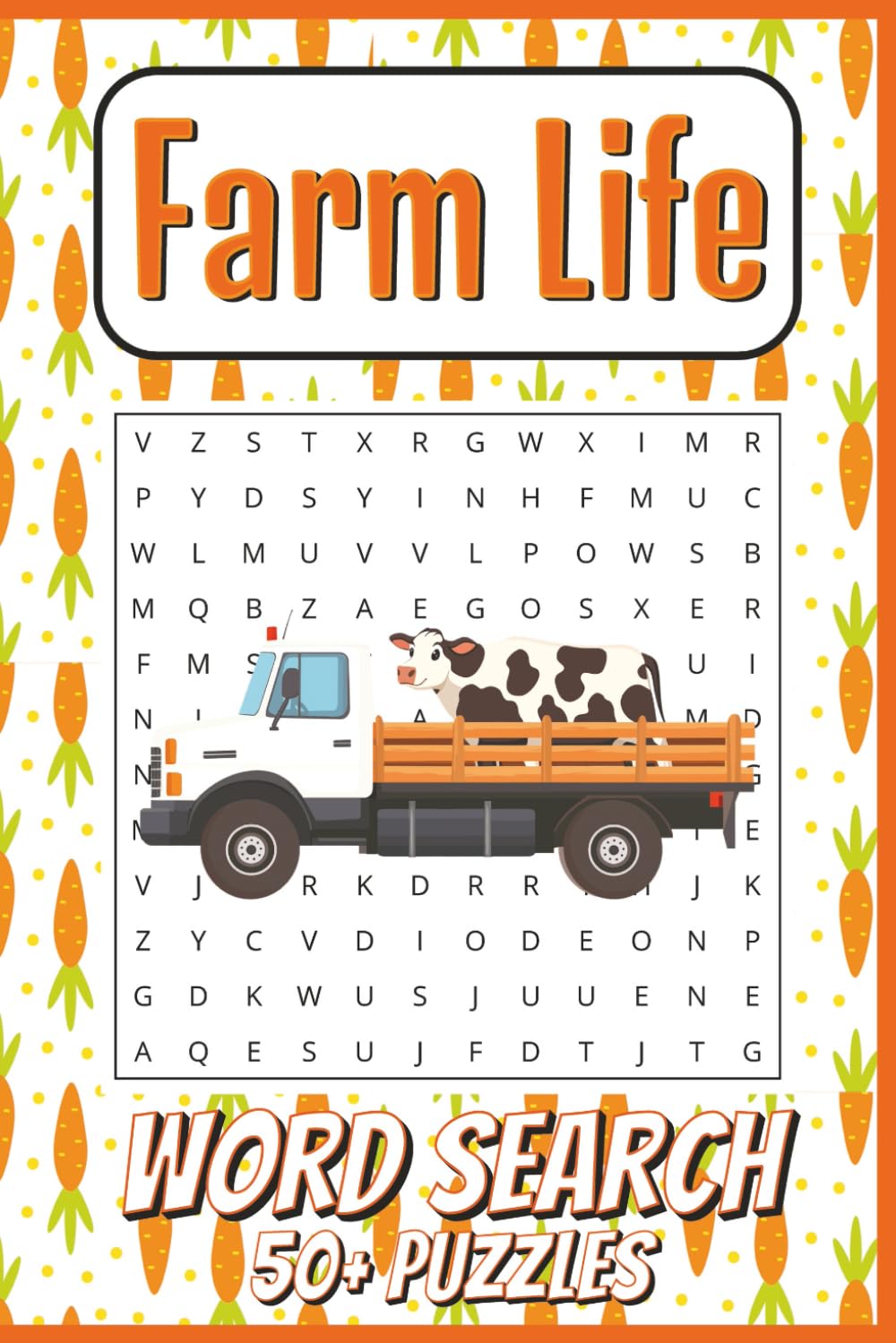 Farm Life Word Search: 50+ Farm Themed Word Search Puzzles about Farming, Barnyard Animals, Country Life, and More | 6x9, 110 Pages | Gift for Rural ... and Kids, Birthdays, Trips, Holidays, Travel