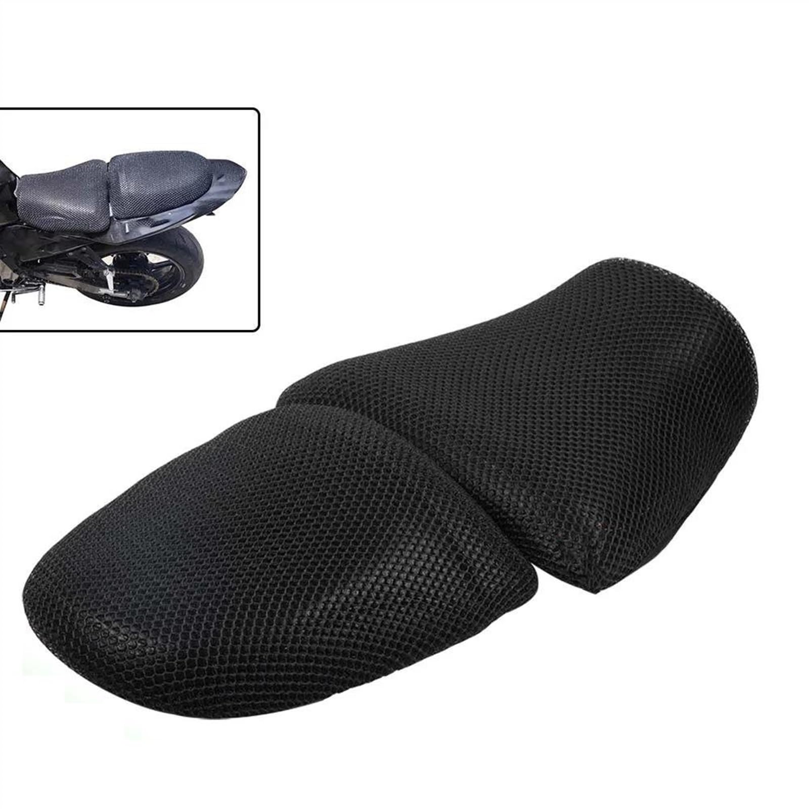 Housse De Siège Moto Kawasaki Z750 2004-2006 - Respirante, Antidérapante - Confort Longue Distance - 3