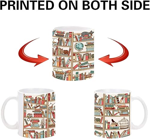 Miniatura 1 de Generic Taza de café divertida para libros, regalo para amantes de los libros, regalos de librero, taza de biblioteca, regalo para Bibliófilos,