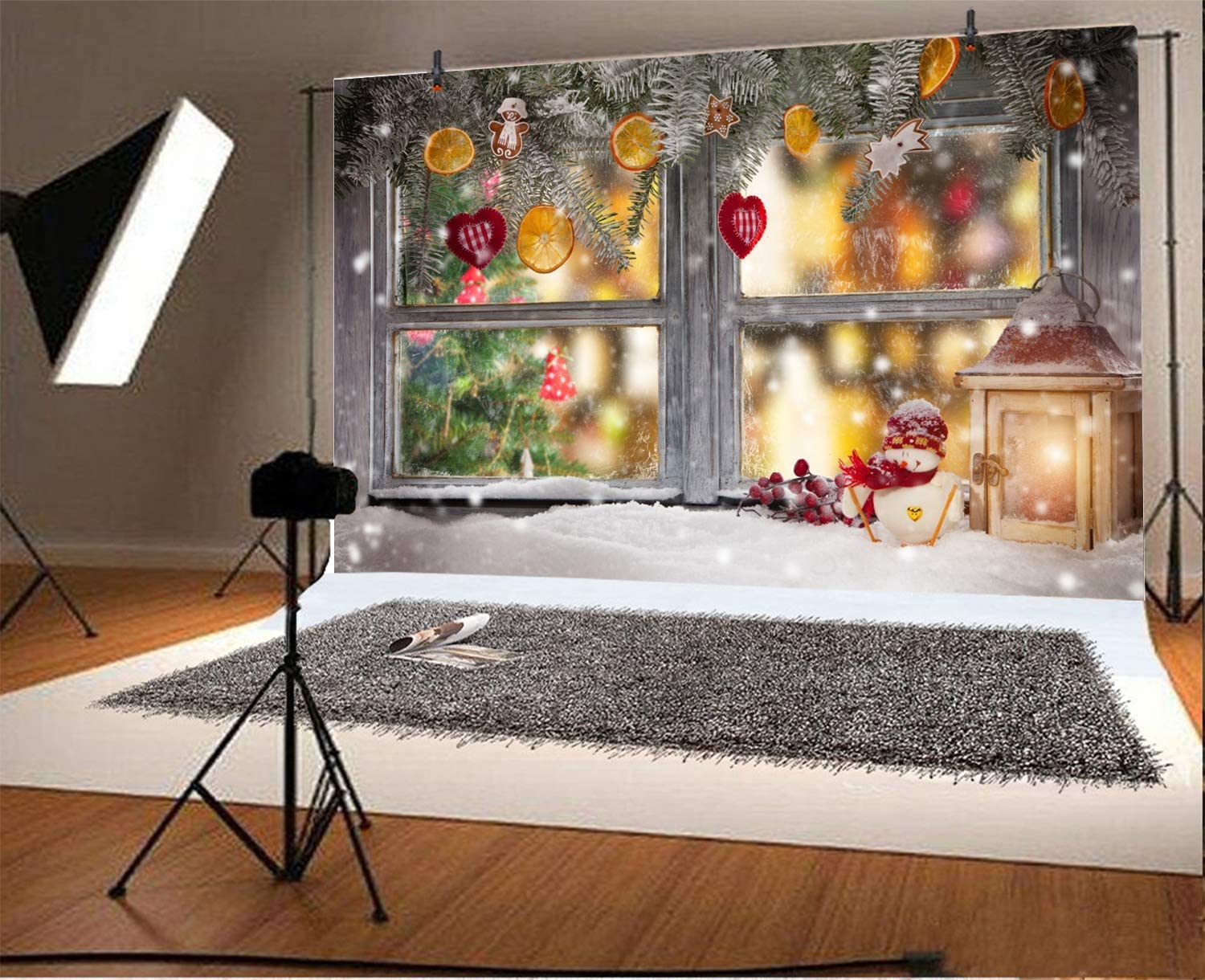 Amazon | Qinunipoto クリスマス Merry Christmas 写真撮影用