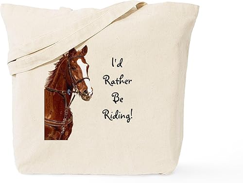 Miniatura 15 de CafePress Barn Stuff - Bolsa de compras de lona beige natural reutilizable para caballos