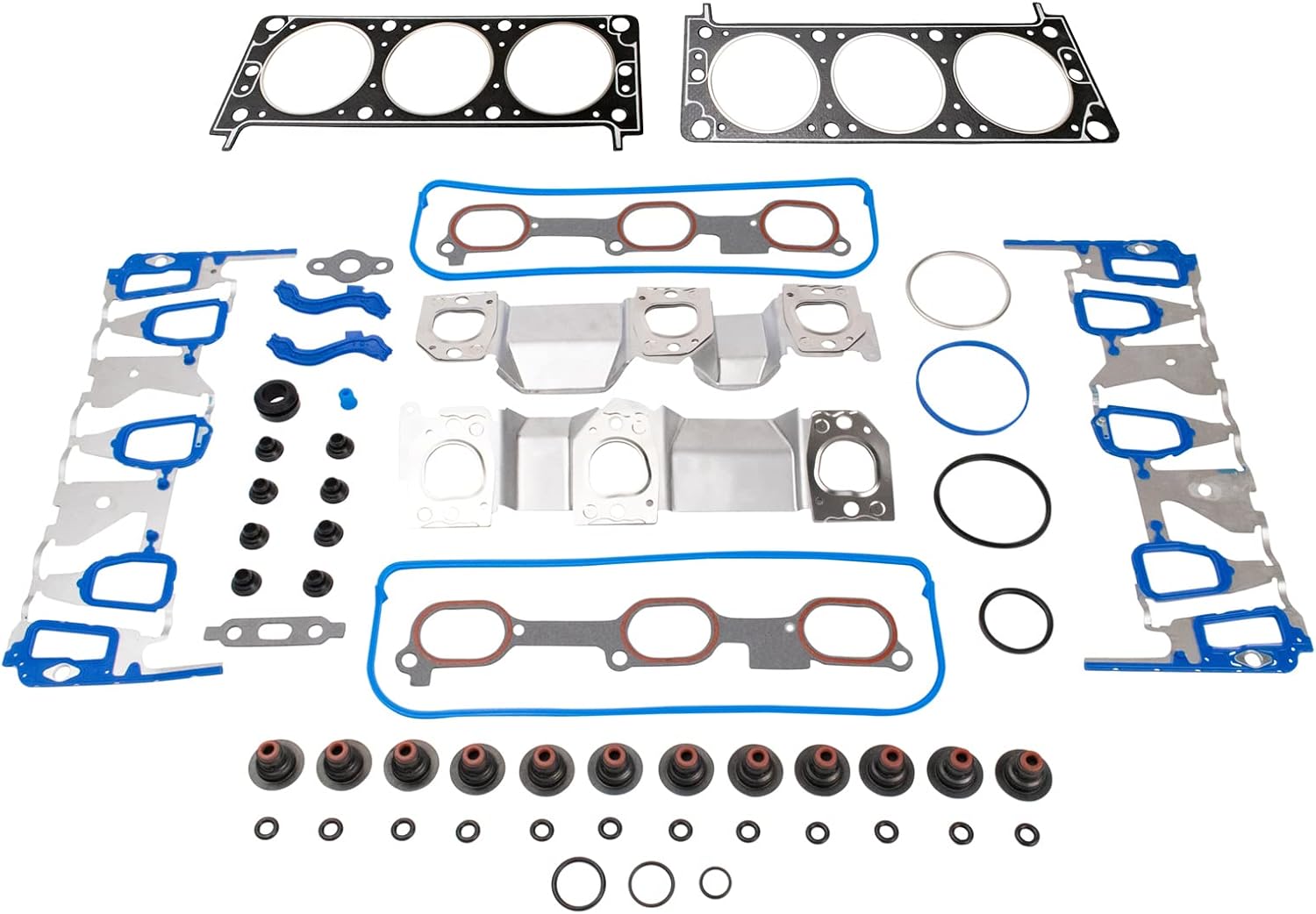 TRQ Engine Cylinder Head Gasket & Bolt Set for Chevrolet Equinox Pontiac Torrent V6 3.4L