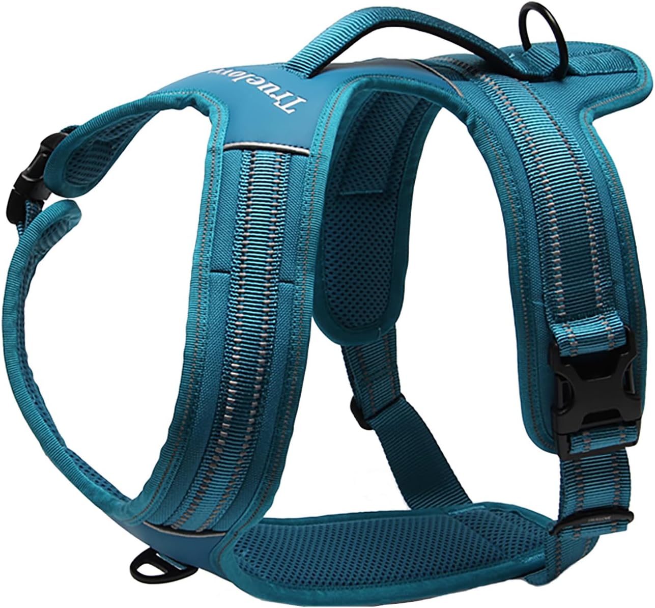 Truelove Dog Harness With Handle Soft Padded Pet Harness Vest,Reflective Material,Adventure Training,Strong Oxford Outer Layer for larger dogs TLH5551 (Blue,S) Truelove Dog Harness With Handle Soft Padded Pet Harness Vest,Reflective Material,Adventure Training,Strong Oxford Outer Layer for larger dogs TLH5551 (Blue,S)