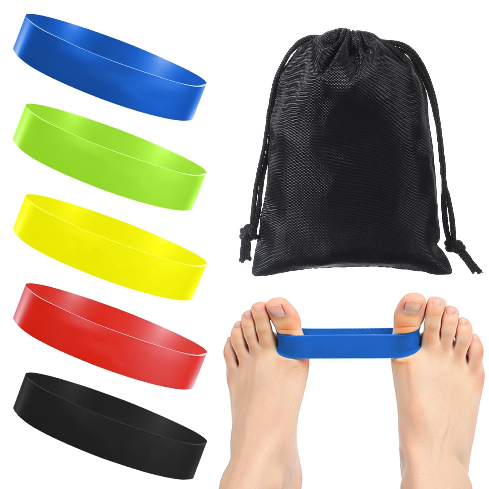 5Pcs Bunion Corrector, Toe Separator for Foot Care, Silicone Toe Separator for Daily Use, Five Piece Set for Bunion and Toe Alignment, Suitable for Various Foot Exercises and Maintenance Routines-picture-22
