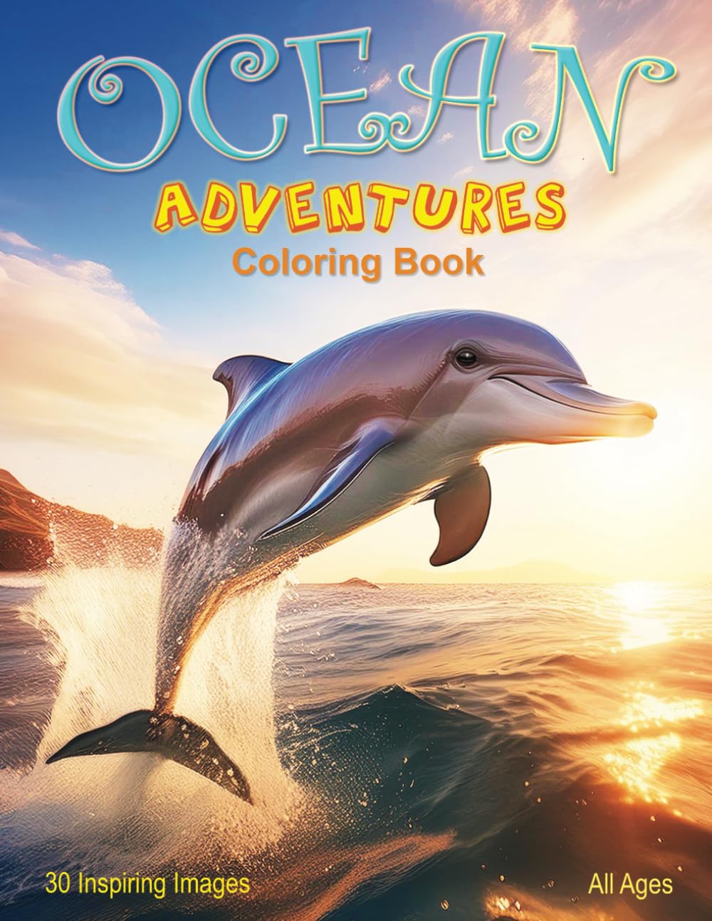 Ocean Adventures: A Coloring Journey Above and Below the Sea!