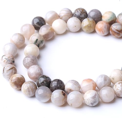 Miniatura 200 de Cuentas redondas sueltas de obsidiana negra de 0.236 pulgadas, cuentas de gemas naturales, cuentas de piedra energética de cristal para hacer joyas