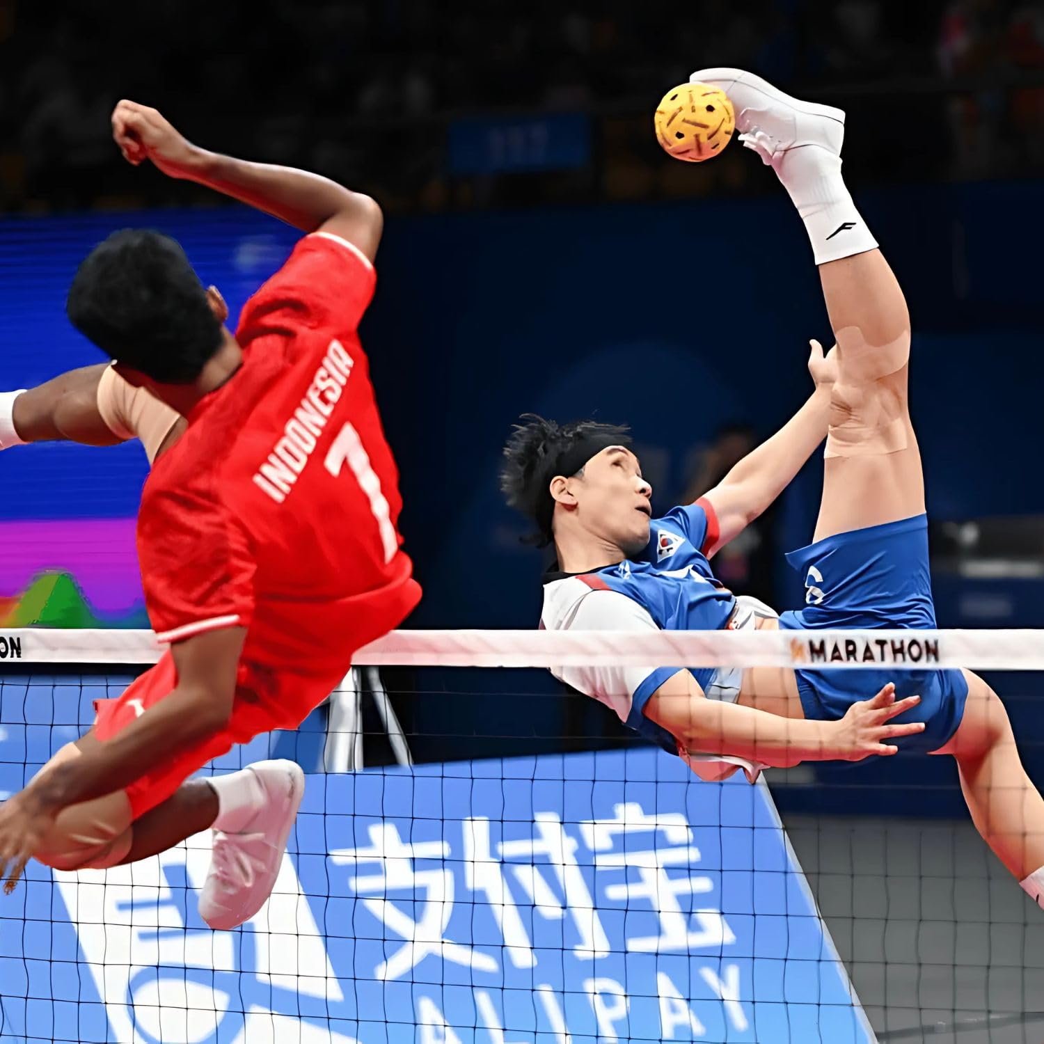 VAYINATO Sepak Takraw Ball, Kick Volleyball - Mens Competion Ball - Imported from Thailand | Growing Sports in India - Image 2 thumbnail