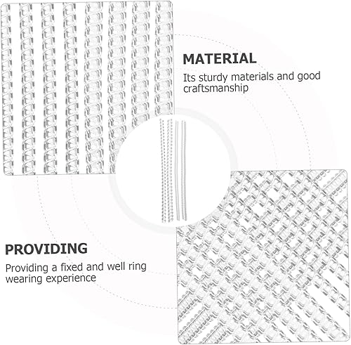 Miniatura 4 de jojofuny 16 piezas de anillos invisibles reductor reductor de anillo espaciador para anillos sueltos, suministros cómodos de protección de anillo