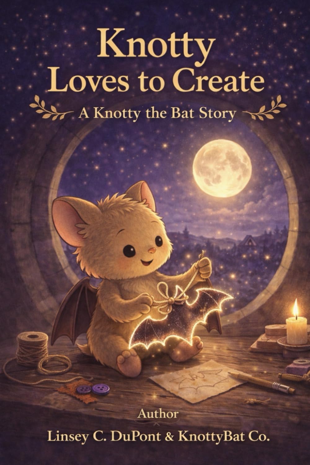 Knotty Loves to Create: A Knotty the Bat Story