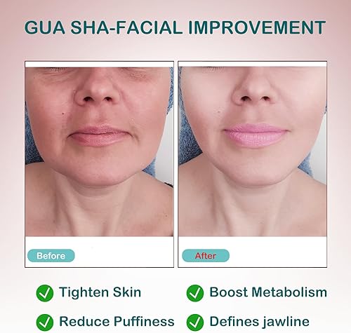 Miniatura 5 de Binitik Herramienta Gua Sha mejorada, raspador de masaje Gua Sha de acero inoxidable de alta calidad para tensión muscular, herramientas faciales