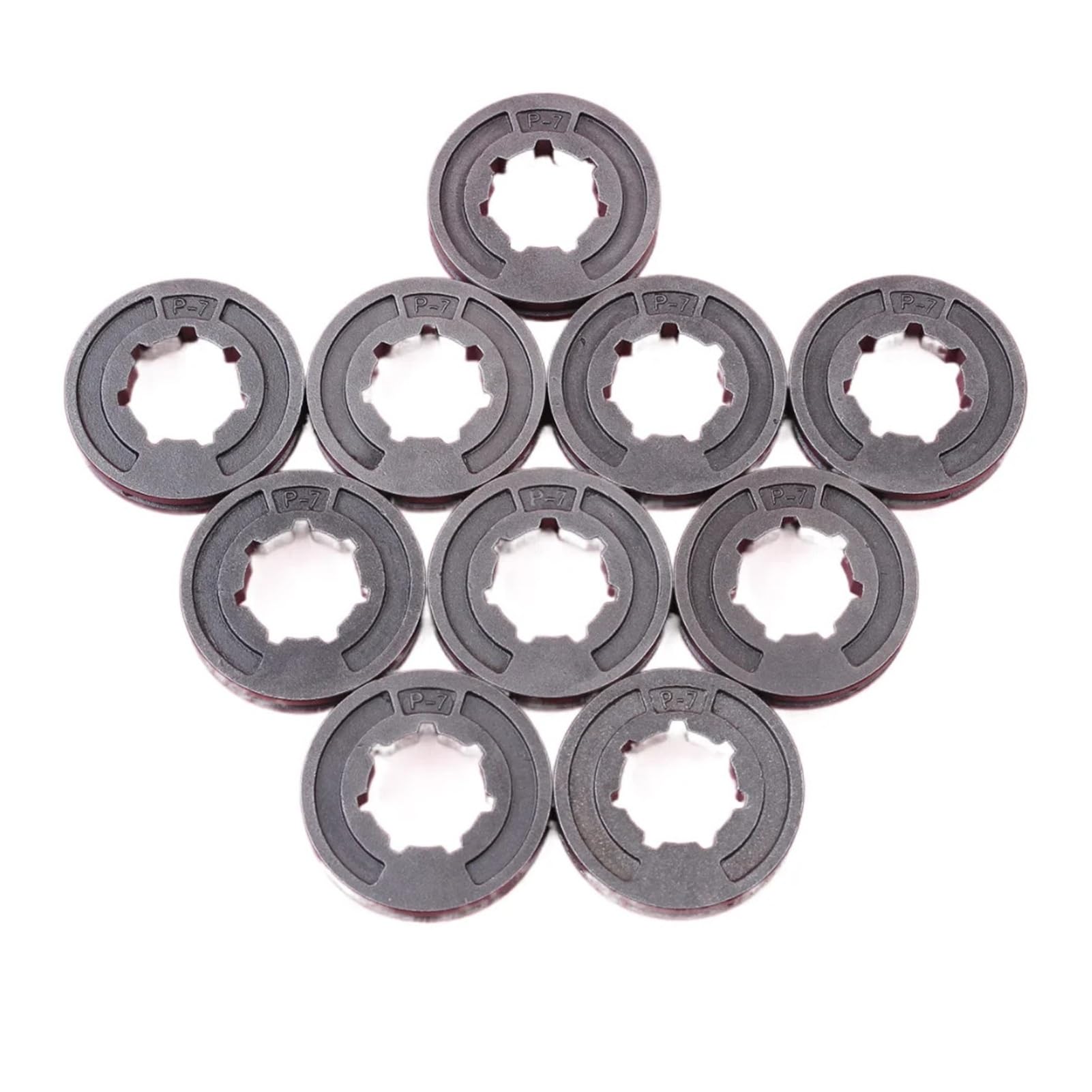 15 pz/Lotto Cerchio Pignone for Stih MS250 MS230 MS210 MS180 MS170 025 023 021 018 017 Chainsa Pezzo di Ricambio P7 3/8LP Foro Interno 17mm