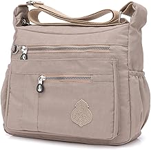 NOTAG Crossbody Bag for Women, Casual Multi Pocket Handbag for Women, Waterproof Lightweight Crossbody Bag for Travel