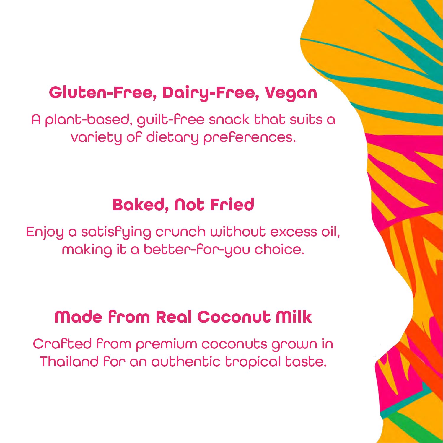 Thai Coco Banana Crispy Coconut Rolls 8 Bag (3.5 oz each) - Organic Tropical Snack, Vegan, Gluten-Free, Dairy-Free, Non-GMO, Light Fluffy Healthy Snack