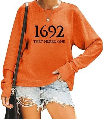 Salem 1692 Sweat-shirt D'Halloween « They Missed One » Pour Femme