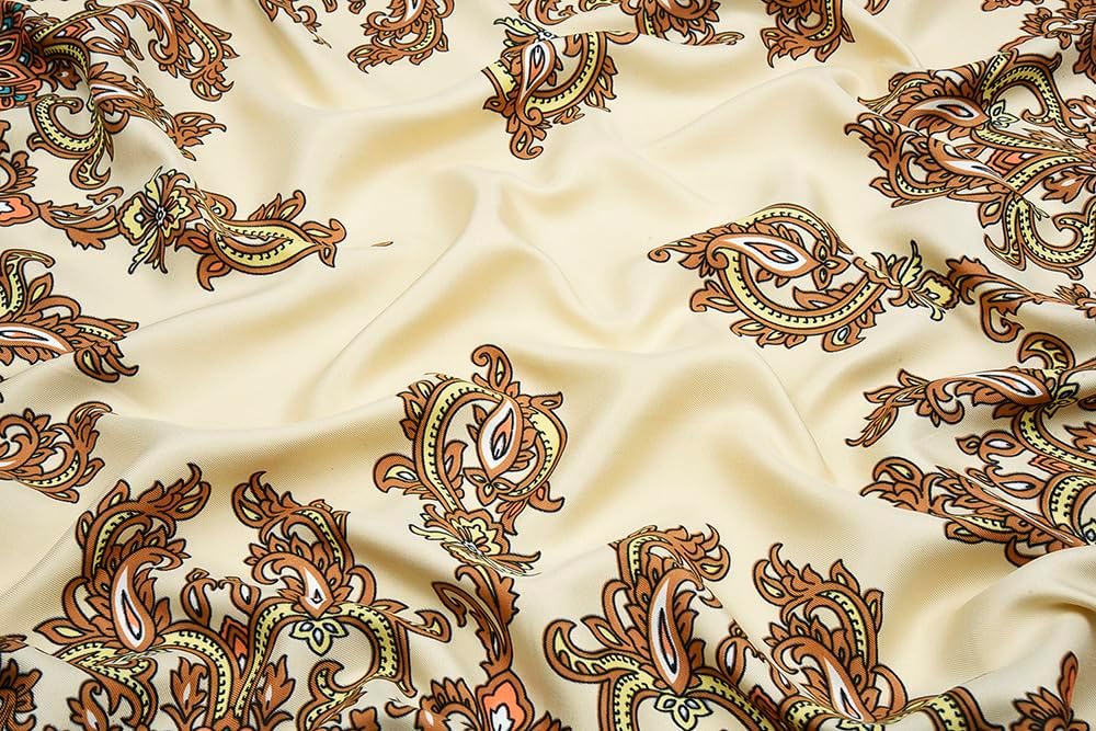 corciova XL 40x40 Satin Square – Oversized Silk-Feel Fashion Scarf for Women, Hair Wrap, Headband, Bandana, Neckwear - Image 5