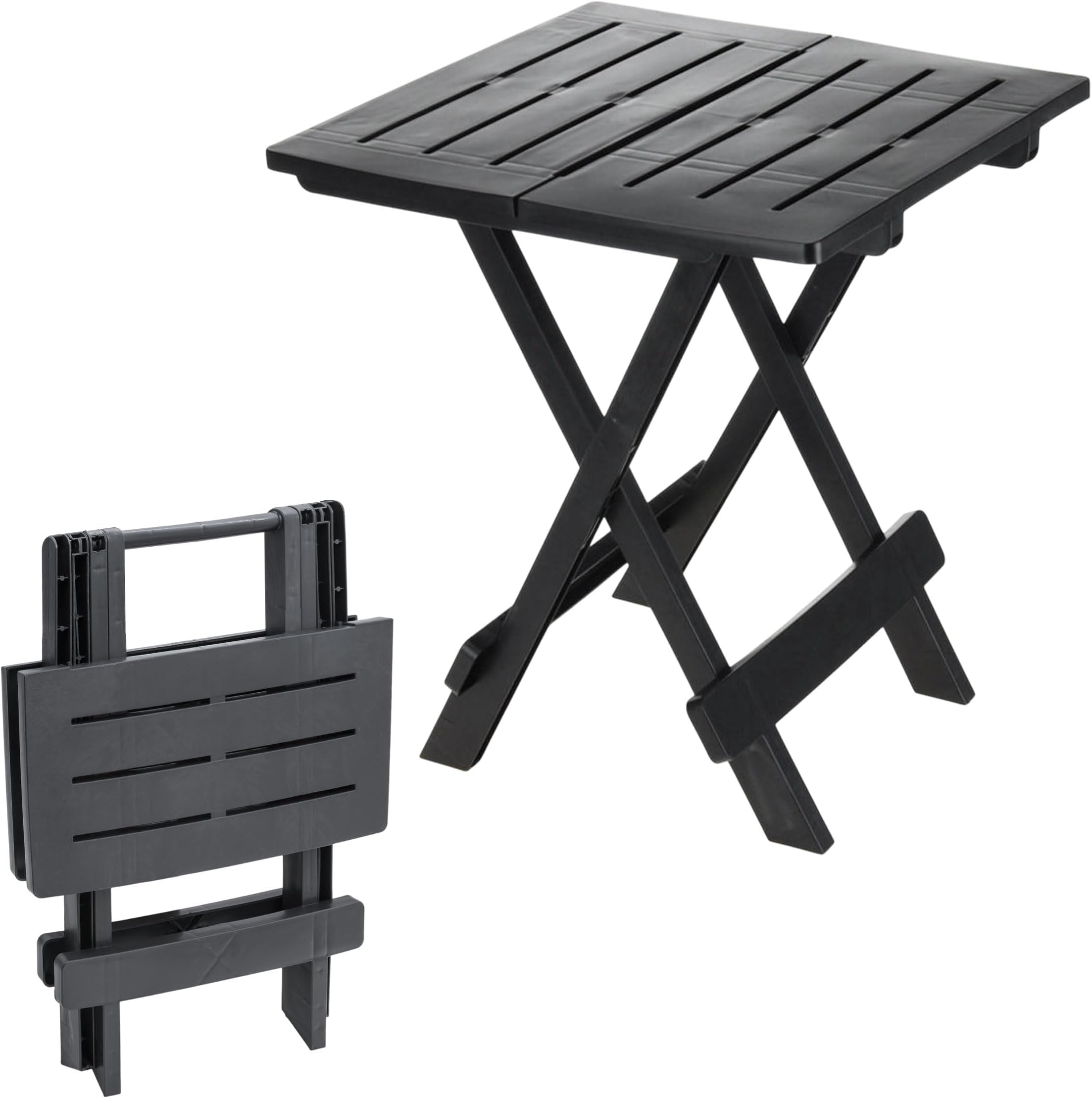 Spetebo Adige Folding Table Small Garden or Camping Table Ideal as Side Table
