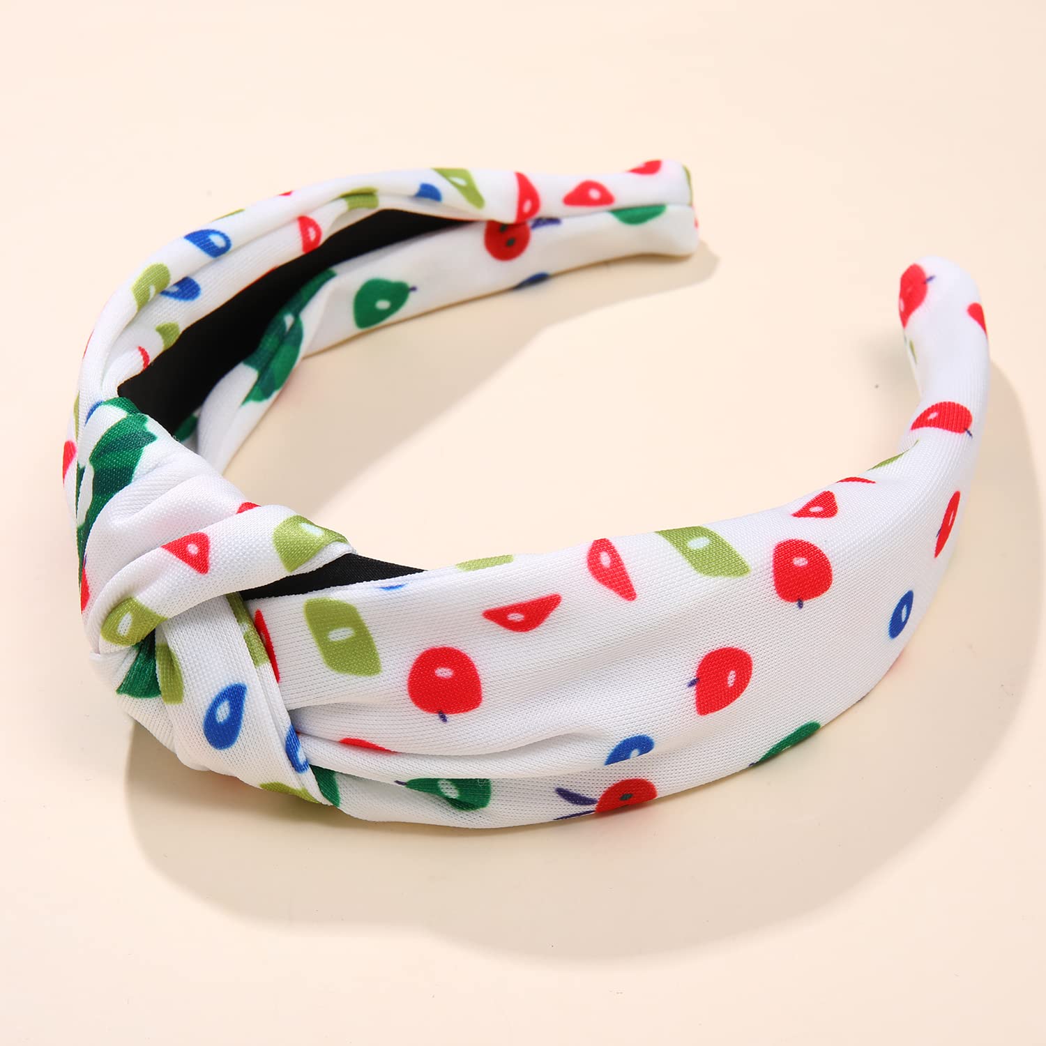 Teacher Headbands Set Cotton Wide Knotted Pencil Pattern Back to School Gifts The School Days Collection - Knotted Headband, Teacher  main image 3