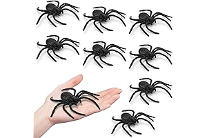 Realistic Fake Spiders Decoration for Halloween Pranks