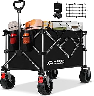 Deep Sand Beach Wagon with Big Air Wheels & Cup Holders