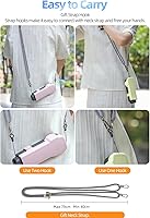 Vista 5 de Osmo Pocket 3 - Funda protectora con cordón, tapa de almacenamiento magnética para filtros y lente gran angular, cardán abatible y protector de Azul