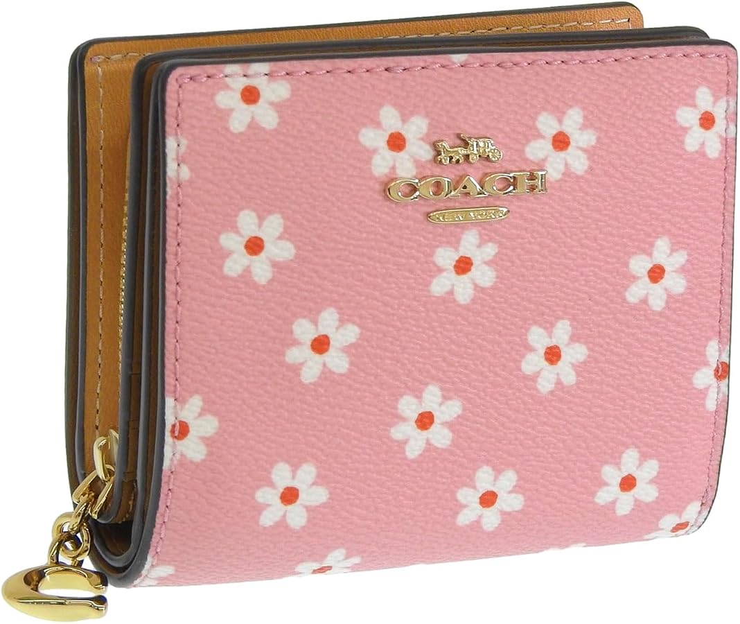 COACH/アウトレット 二つ折り財布(ピンク) Amazon | [COACH] [コーチ] 財布 レディース 2つ折り 折財布