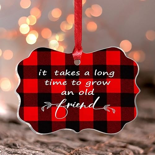 Takes A Long Time to Grow a Old Friend Adornos de Navidad para mejor amiga, mejor amiga, hermana, mejores amigos, adorno de árbol de Navidad, Takes A Long Time to Grow a Old Friend Adornos de Navidad para mejor amiga, mejor amiga, hermana, mejores amigos, adorno de árbol de Navidad,