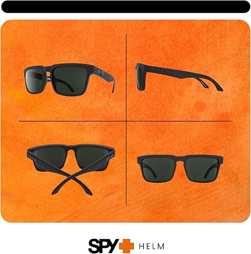 Miniatura 3 de SPY Gafas de sol cuadradas Helm para hombre y mujer + paquete con kit de gafas de diseñador iWear