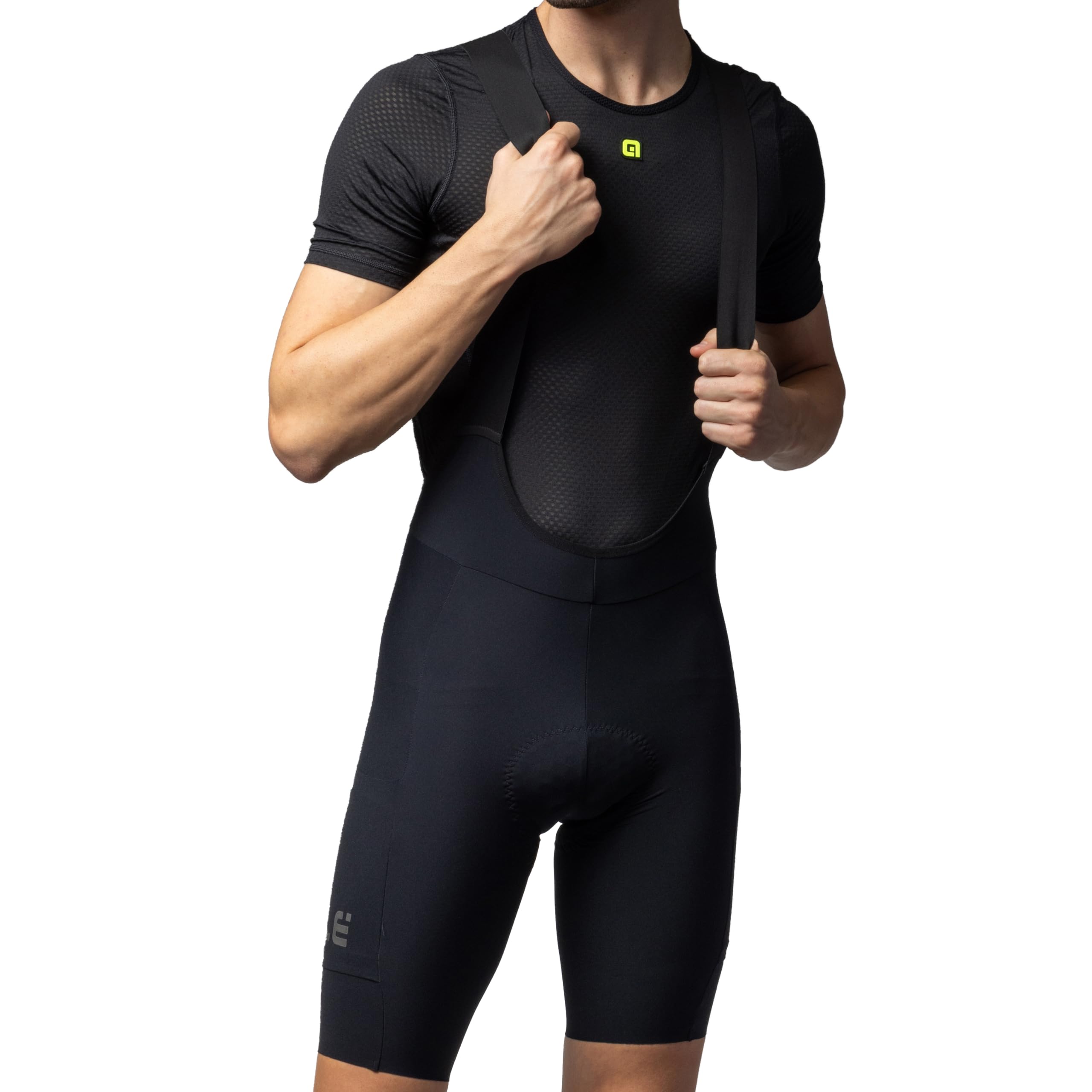 Alé Cycling Men's Off Road - Gravel Gravel-Pro Bib Shorts, Black, XXL