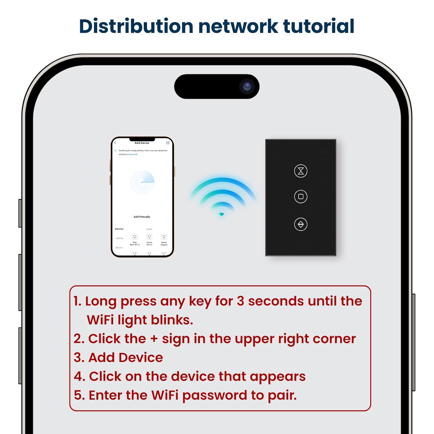 Smart Curtain Switch,Open Close Stop,Single-Gang,Neutral Required,2.4GHz,Tuya/Smart Life App/Alexa,Tempered Glass Panel,Black 3 719eafHkvSL. SL1500