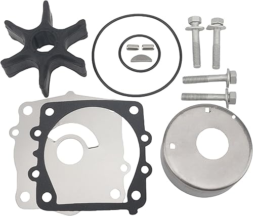 Miniatura 11 de 6N0-W0078 Kit de impulsor de bomba de agua para Yamaha fueraborda 2 tiempos de 6 8 HP 6G1-W0078-00-00 6G1-W0078-A1-00 Sierra 18-3460
