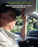 Vista 7 de Viseras interiores beige para lado izquierdo y derecho para Toyota Camry 2006 2007 2008 2009 2010 2011 con quemacocos 74320-06800-E0 74310-06750-E0