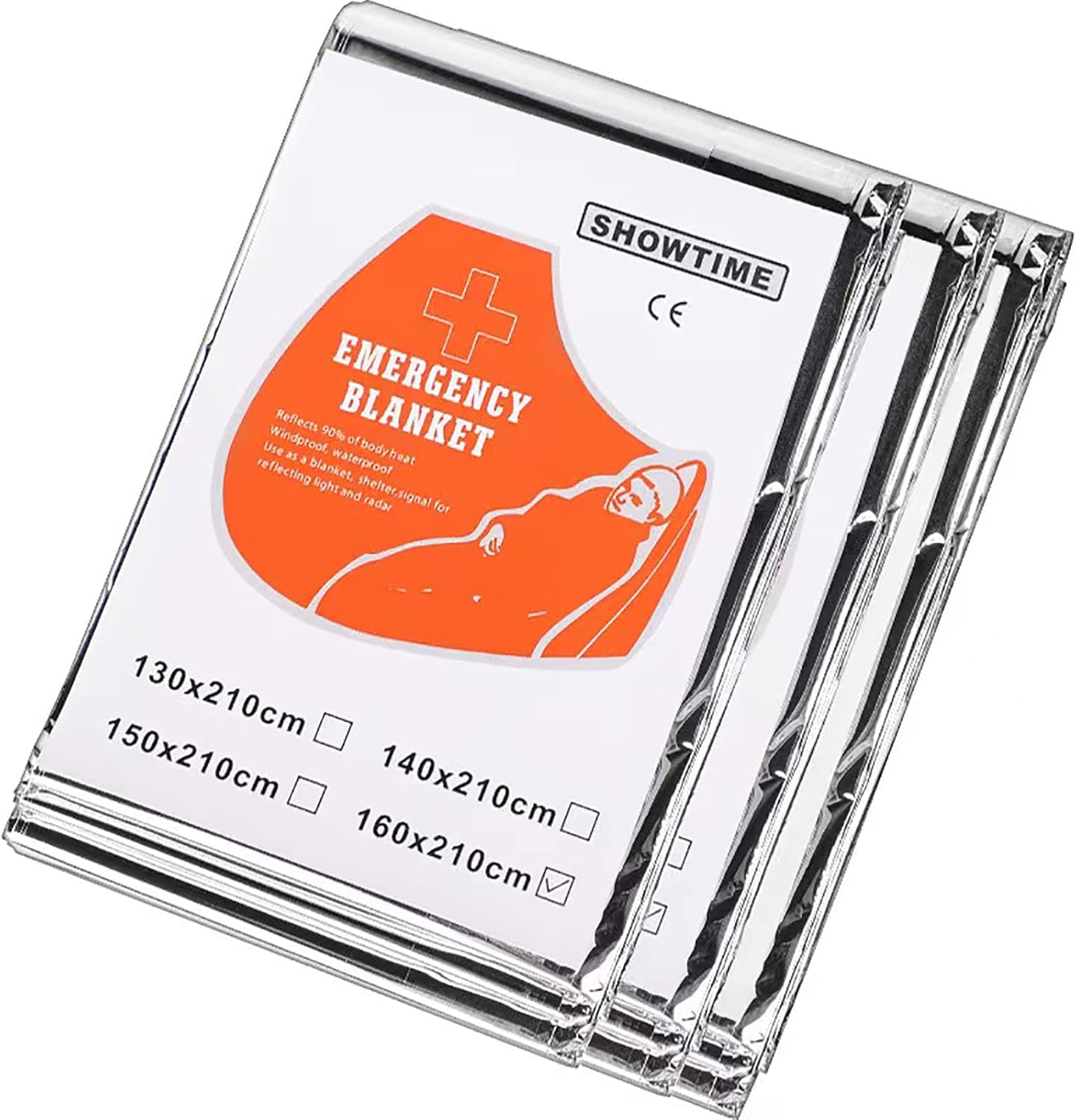 Gropki Emergency Mylar Thermal Blankets ，Space Blanket