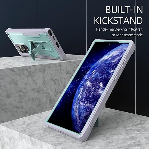 Miniatura 36 de DUOPAL Funda para Samsung Galaxy S22 Ultra 5G (no es compatible con teléfonos no Plus o Plus), protección de grado militar a prueba de golpes, Negro