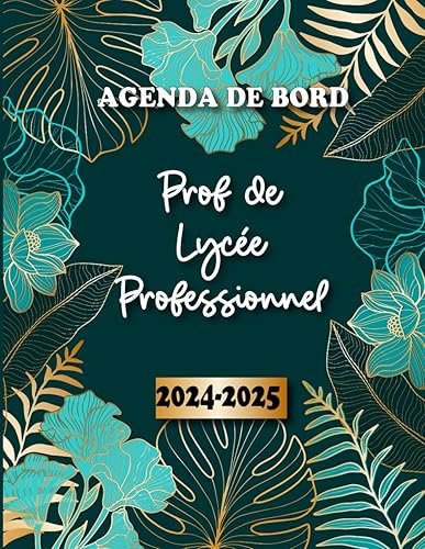 Agenda de Bord 2024-2025 Professeur de Lycée Professionnel.