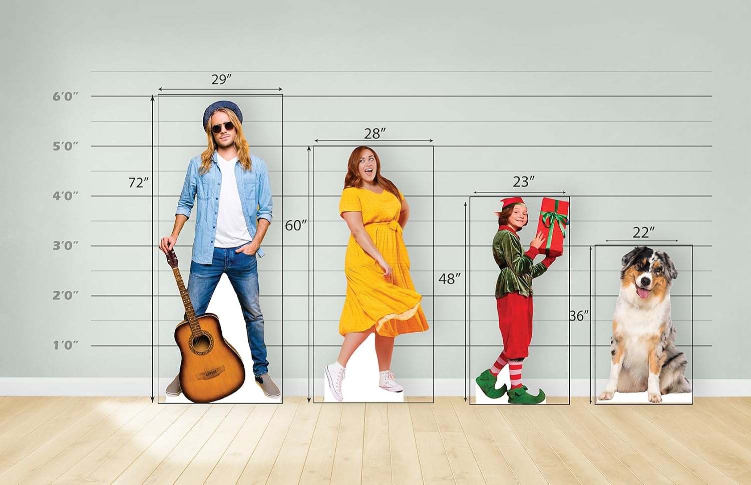 VictoryStore Custom Life Size Photo Standup, Upload Your Own Picture Includes A Stand (Corrugated Plastic, 4 Foot Tall)