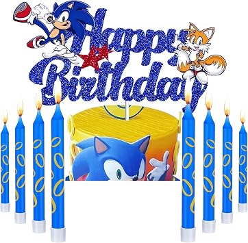 13pcs Cartoon Birthday Cake Toppers, Candle Cake Decorations - cake topper cupcake toppers for, Birthday Party Decorations