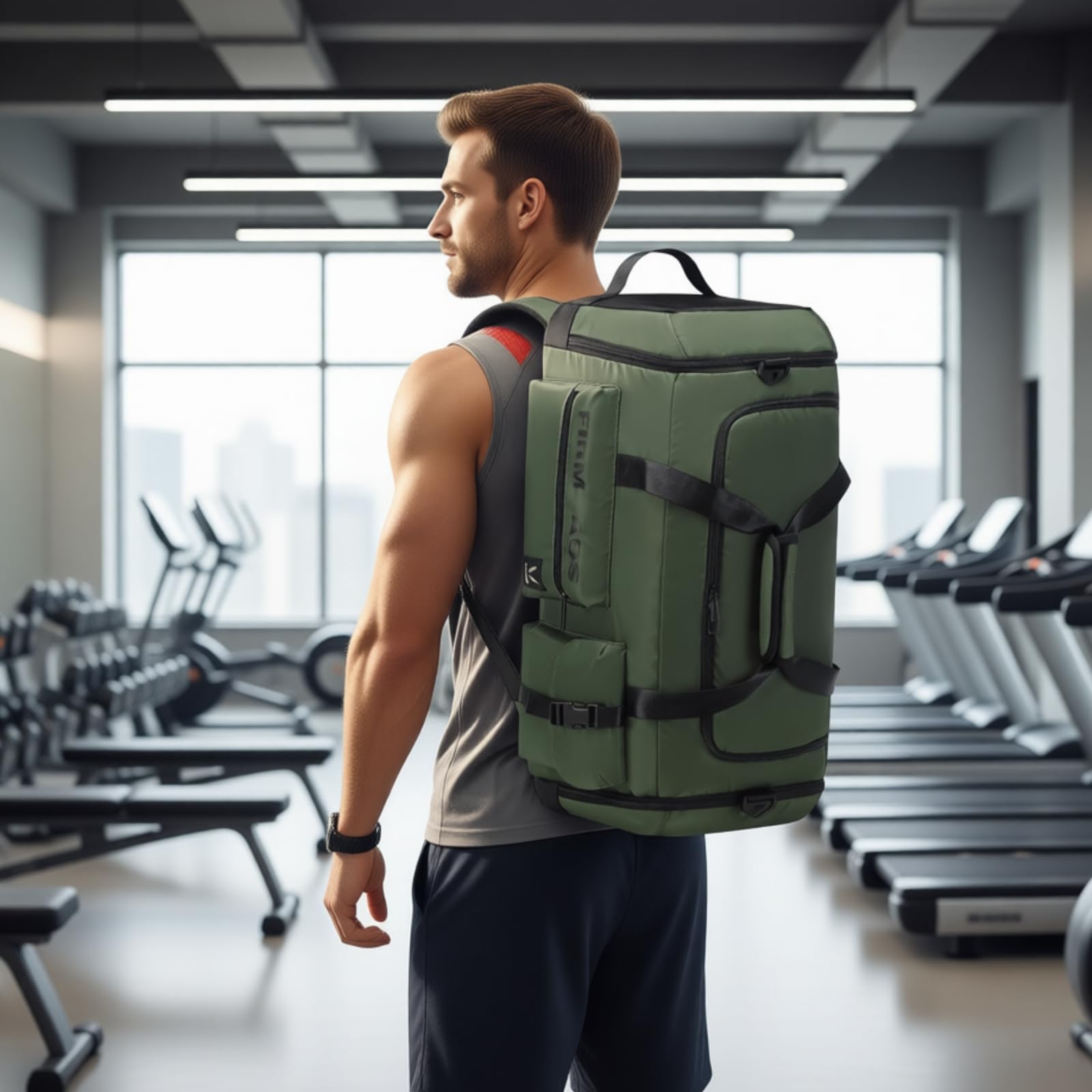 Suweir Torba podróżna, duża, dla kobiet i mężczyzn, 65 l, torba sportowa z kieszenią na buty i kieszenią na mokre suszenie, duża pojemność, torba podróżna, torba do pływania, na podróż, do uprawiania
