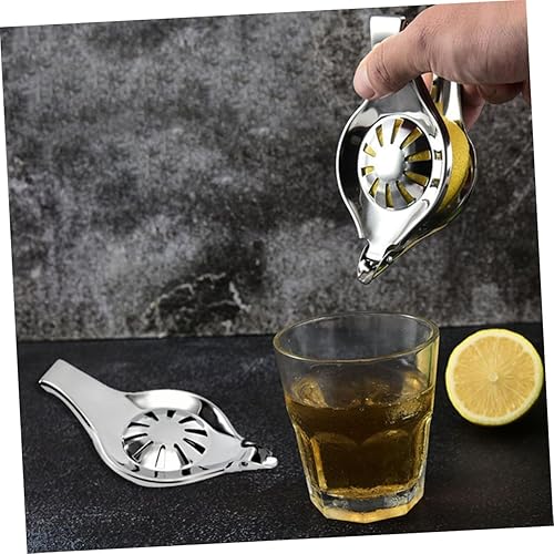 Miniatura 5 de Zerodeko Exprimidor de limón Exprimidor de limón Exprimidor manual de frutas Exprimidor de cítricos Exprimidor de frutas de acero inoxidable