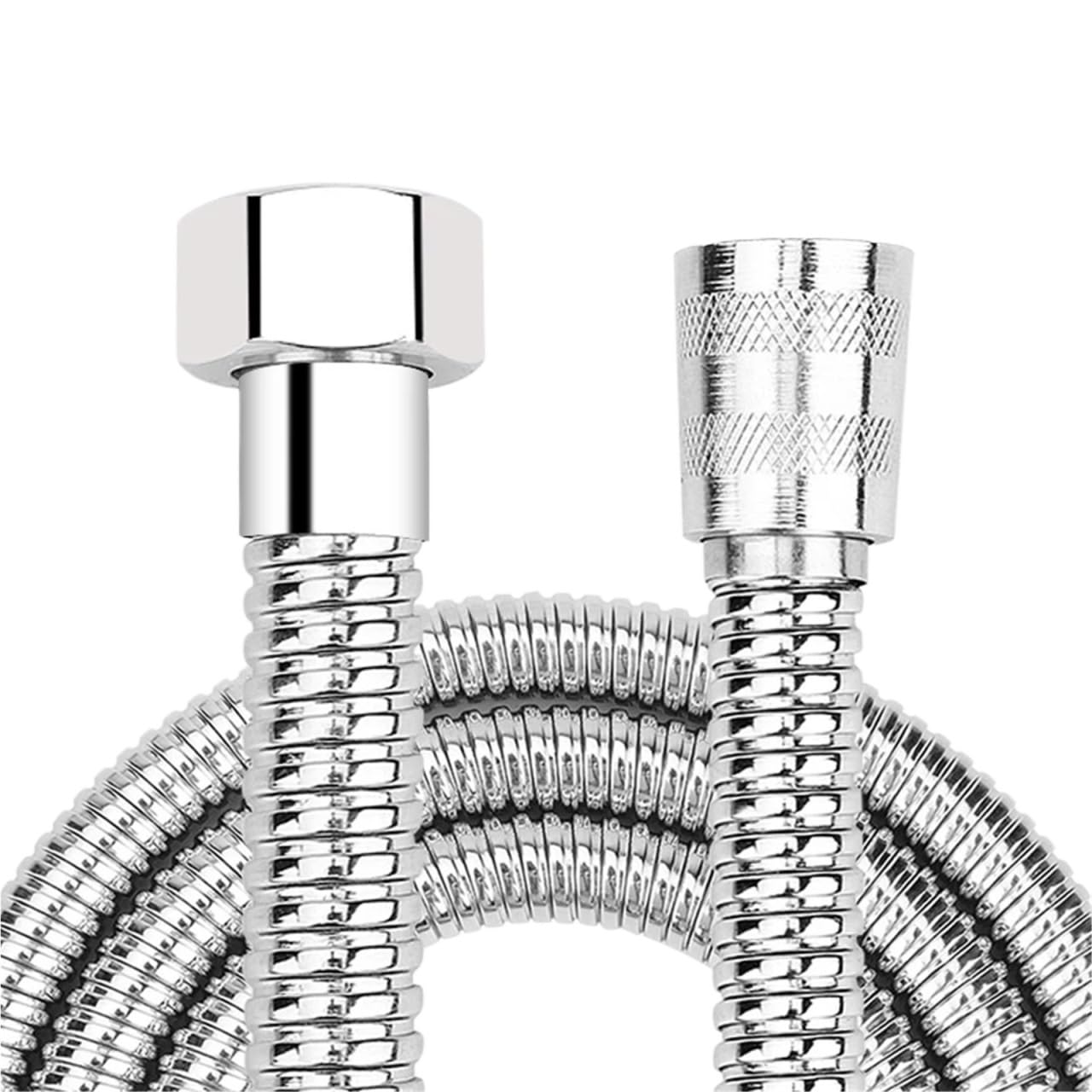 Manguera de ducha de acero inoxidable 304 manguera de baño flexible de silicona 5m