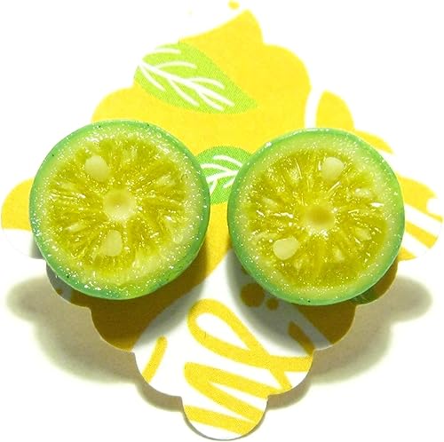 Miniatura 9 de Pendientes Calamansi Lime Stud - Tiny Food Jewelry