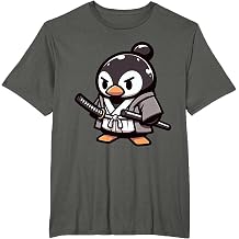 Linux Ninja Penguin Programming Nerd Warrior T-Shirt