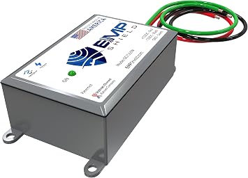 EMP Shield Vehicle EMP Protection 12 Volt DC for Car and Truck (DC-12V-WV) Lightning, Solar Flare, and Surge Protection
