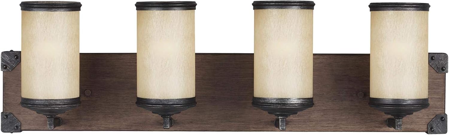 Sea Gull Lighting 4413303-846 Dunning Three Wall/Bath Vanity Style Lights, Stardust