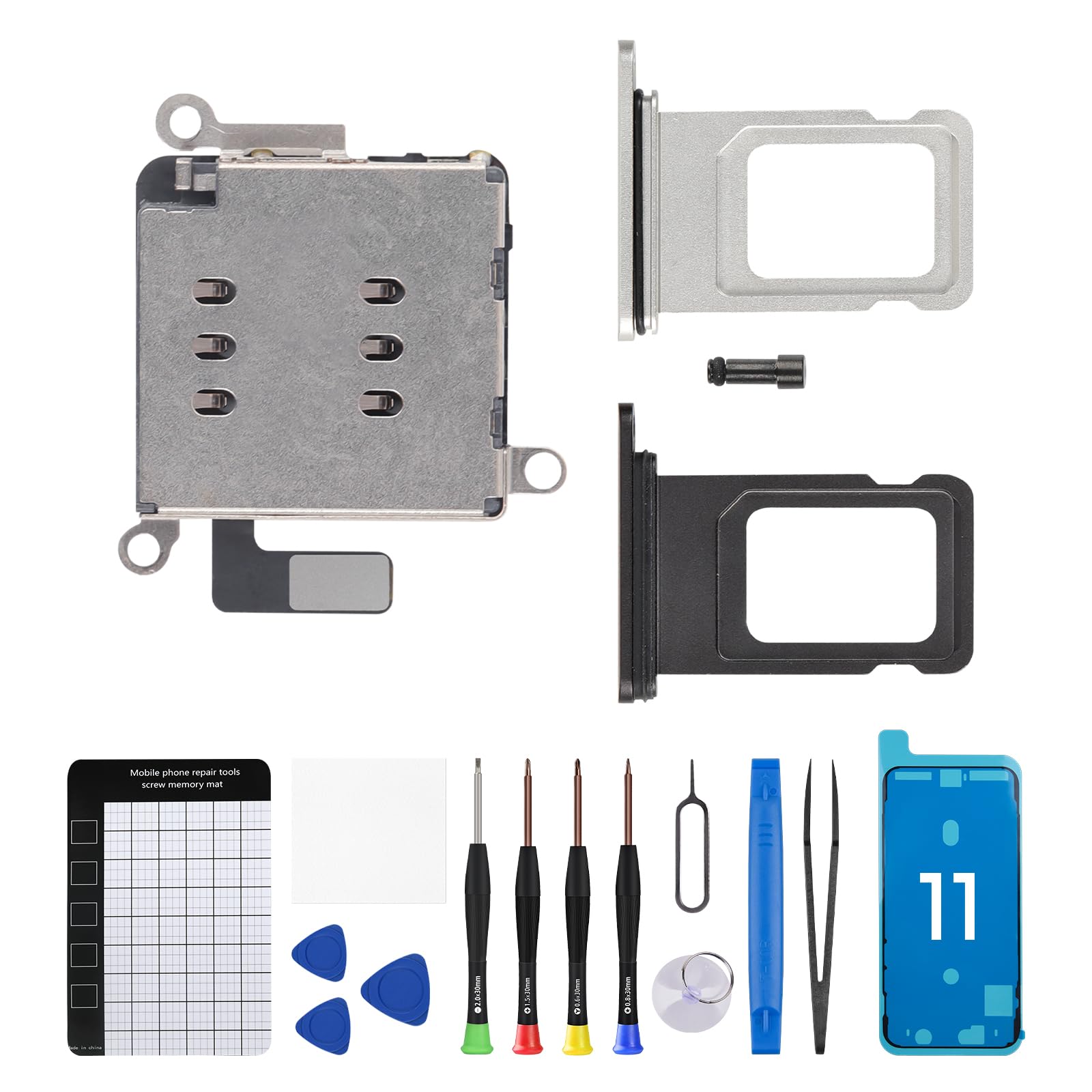 iPhone - しの Amazon.com: Risidamoy for iPhone 11 Dual SIM Card Reader